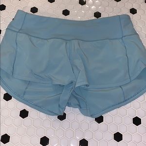 lululemon size 4 blue shorts